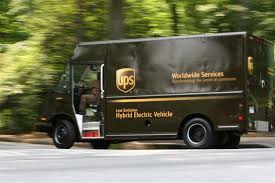 UPS delivery truck 